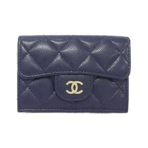 CHANEL Blue Wallet